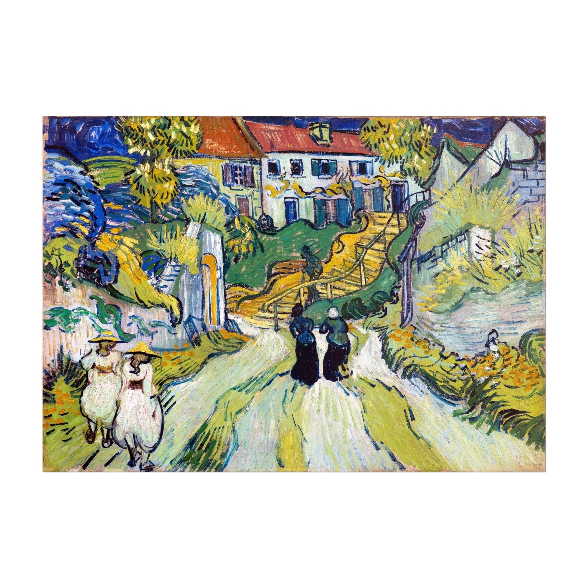 VINCENT VAN GOGH - Stairway At Auvers - Pathos Studio - Art Prints