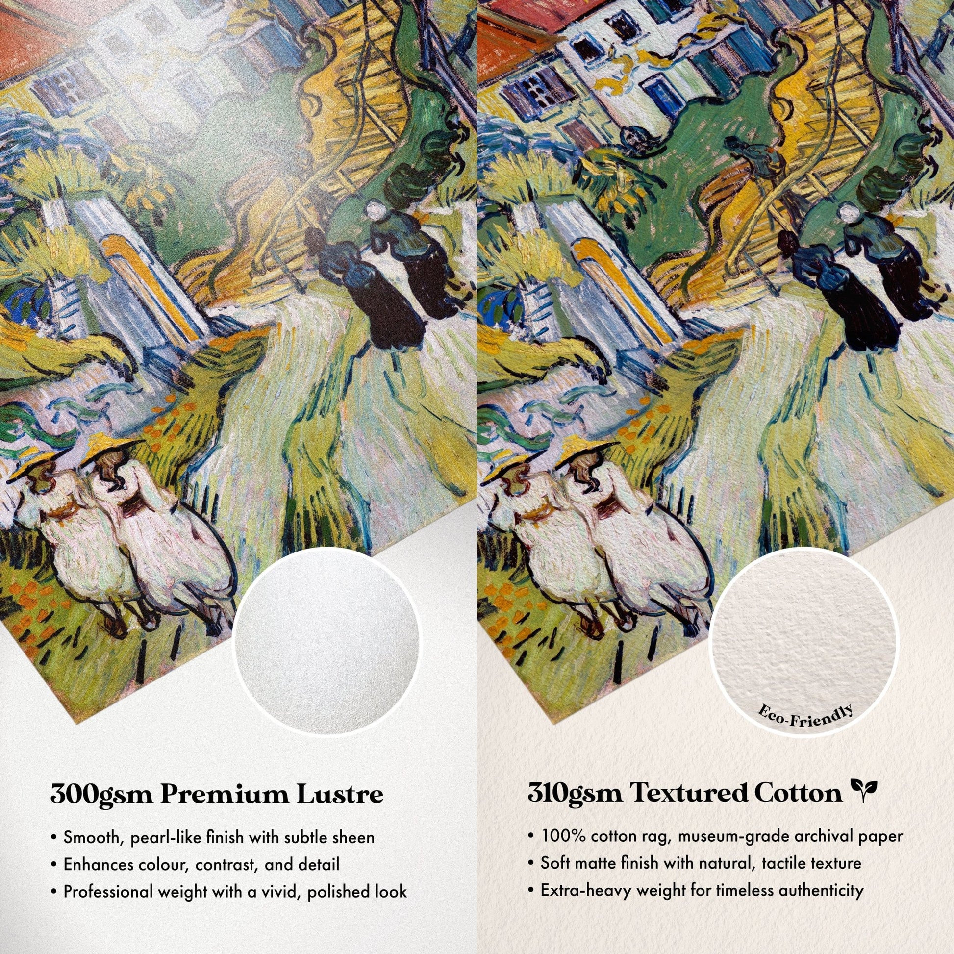 Vincent Van Gogh - Stairway At Auvers | Art Prints | Pathos Studio