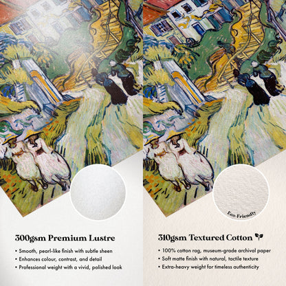 Vincent Van Gogh - Stairway At Auvers | Art Prints | Pathos Studio