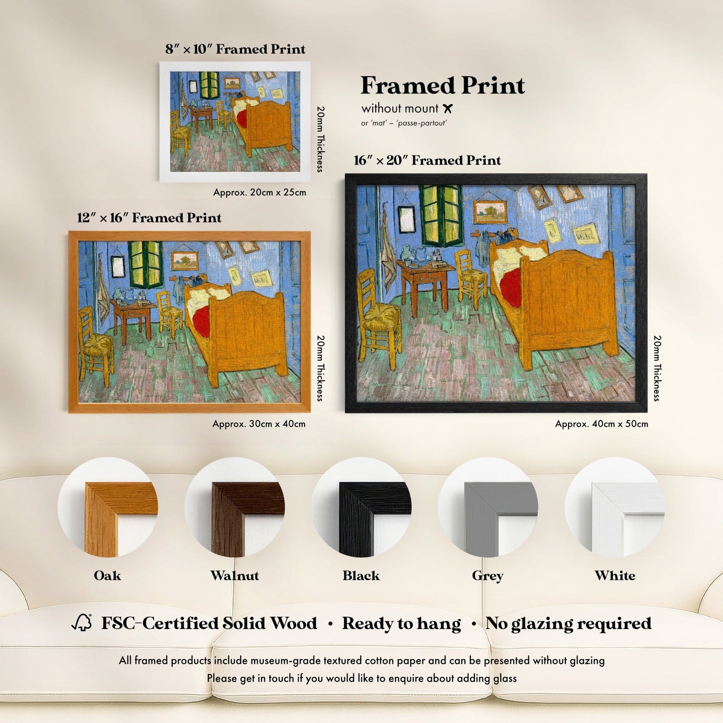 Vincent Van Gogh - The Bedroom | Art Prints | Pathos Studio