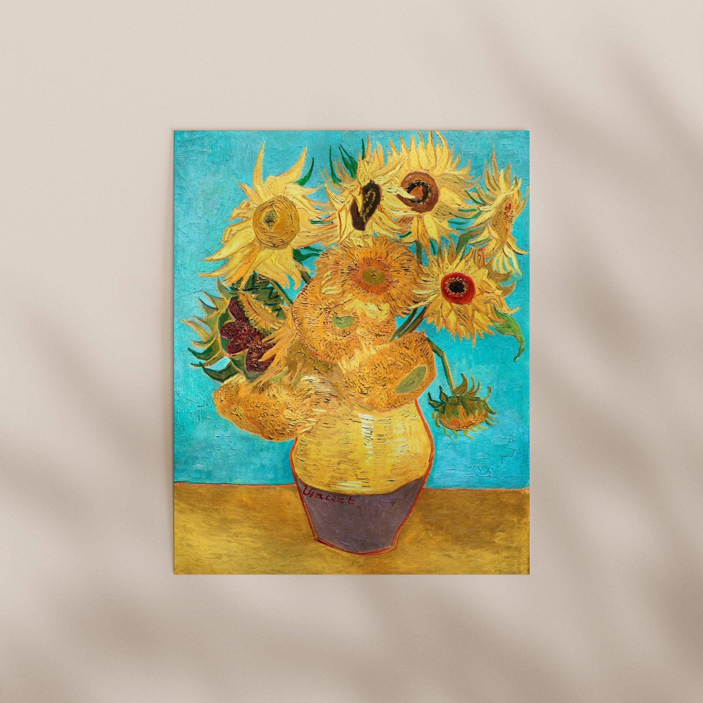 Vincent Van Gogh - Vase With Twelve Sunflowers | Art Prints | Pathos Studio