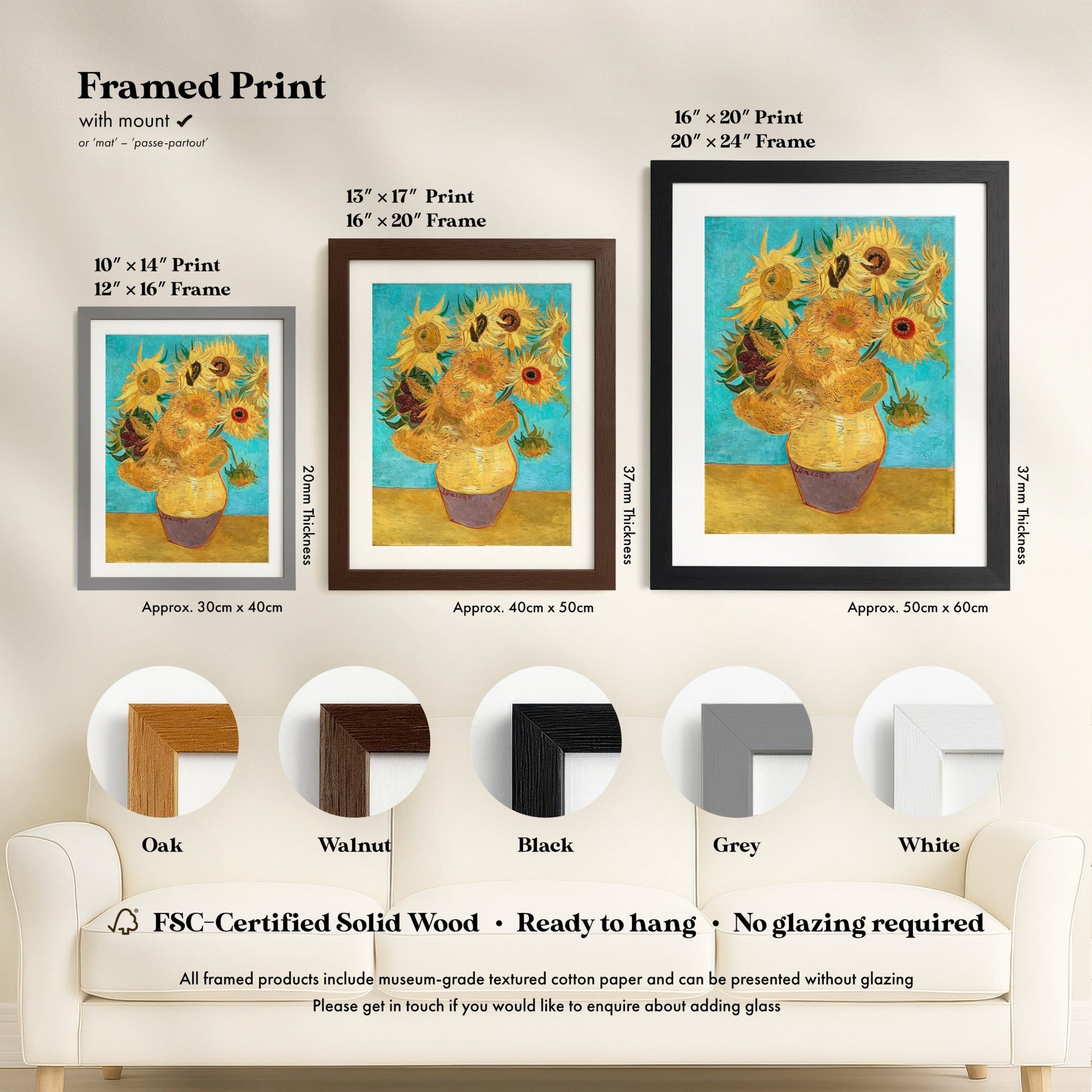 Vincent Van Gogh - Vase With Twelve Sunflowers | Art Prints | Pathos Studio