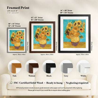 Vincent Van Gogh - Vase With Twelve Sunflowers | Art Prints | Pathos Studio