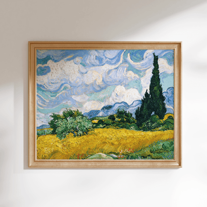 VINCENT VAN GOGH - Wheat Field With Cypresses - Pathos Studio - Art Prints