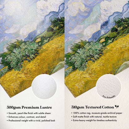 Vincent Van Gogh - Wheat Field With Cypresses | Art Prints | Pathos Studio