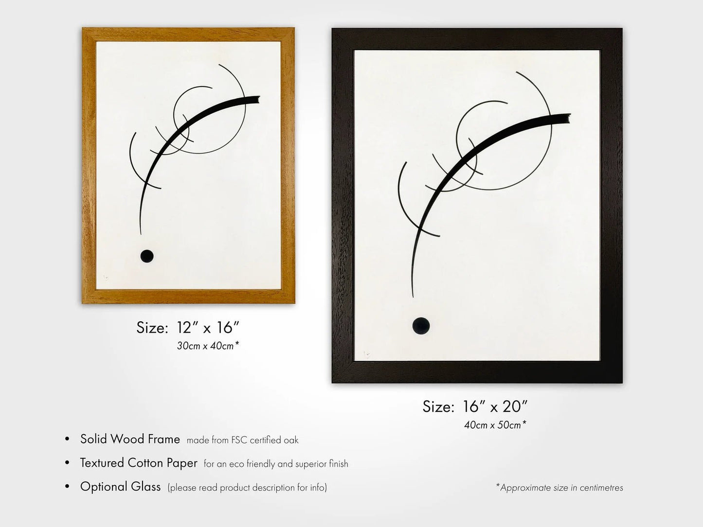 WASSILY KANDINSKY - Free Curve to the Point: Accompanying Sound of Geometric Curves - Pathos Studio - Art Prints