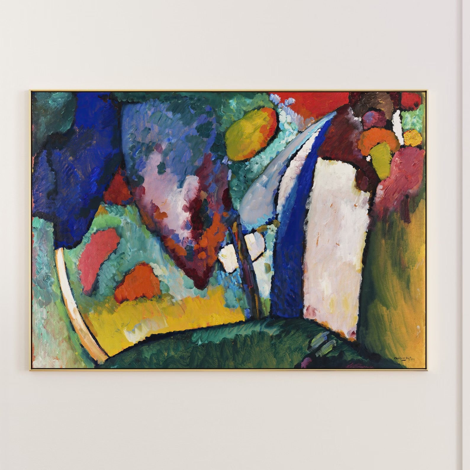 WASSILY KANDINSKY - The Waterfall - Pathos Studio - Art Prints