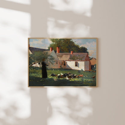 WINSLOW HOMER - Farmyard Scene - Pathos Studio - Art Prints