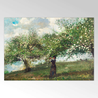 WINSLOW HOMER - Girl Picking Apple Blossoms