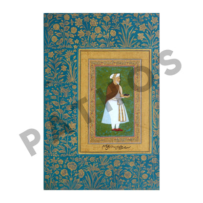 Abd al-Rahim, Khan Khanan (Traditional Persian Miniature Painting) - Pathos Studio - Posters, Prints, & Visual Artwork