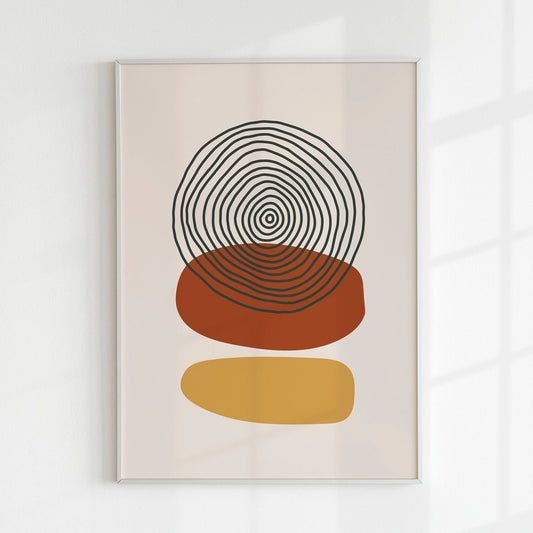 Abstract Shapes Print 1 - Pathos Studio - Art Prints