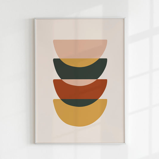 Abstract Shapes Print 3 - Pathos Studio - Art Prints