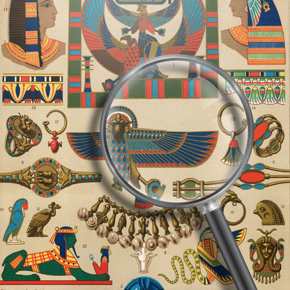 ALBERT RACINET - Ägyptische Musterlithographie aus „L'ornement Polychrome“