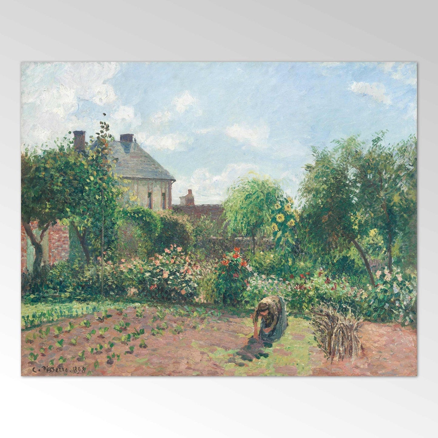 CAMILLE PISSARRO - The Artist’s Garden at Eragny