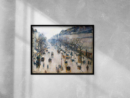 CAMILLE PISSARRO - Der Boulevard Montmartre