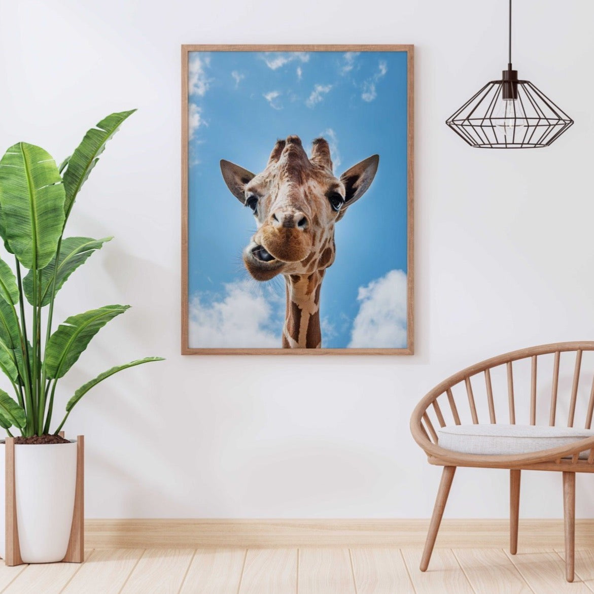 CAROL M. HIGHSMITH – Giraffe aus nächster Nähe (im Gladys Porter Zoo)