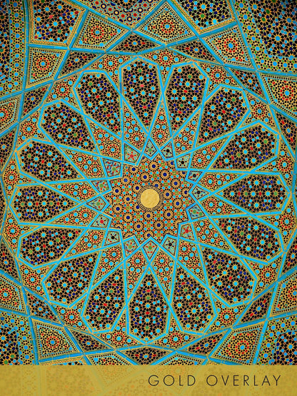 Ceiling of Hafez Tomb (Traditional Persian Mosaic Art)