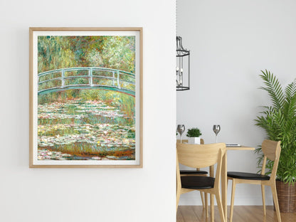 CLAUDE MONET - Bridge Over A Pond of Water Lilies - Pathos Studio - Art Prints