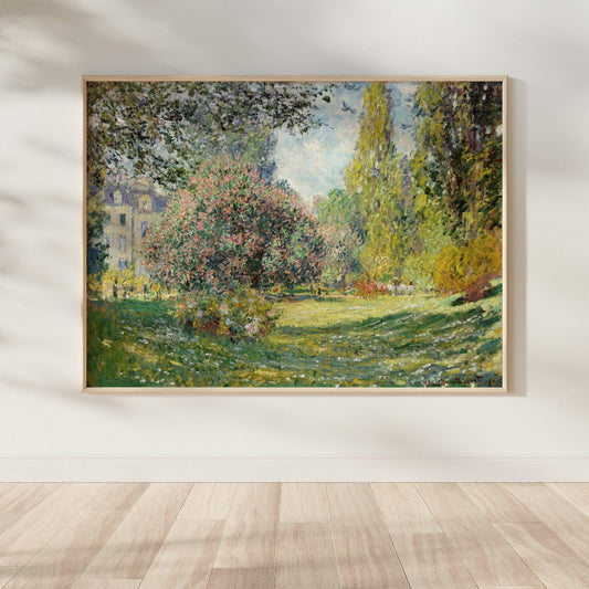 CLAUDE MONET - Landscape: The Parc Monceau - Pathos Studio - Art Prints