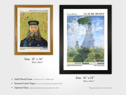 CLAUDE MONET - Madame Monet And Her Son (Color Palette Print) - Pathos Studio - Art Prints