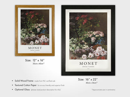 CLAUDE MONET - Spring Flowers (Poster Style) - Pathos Studio - Art Prints