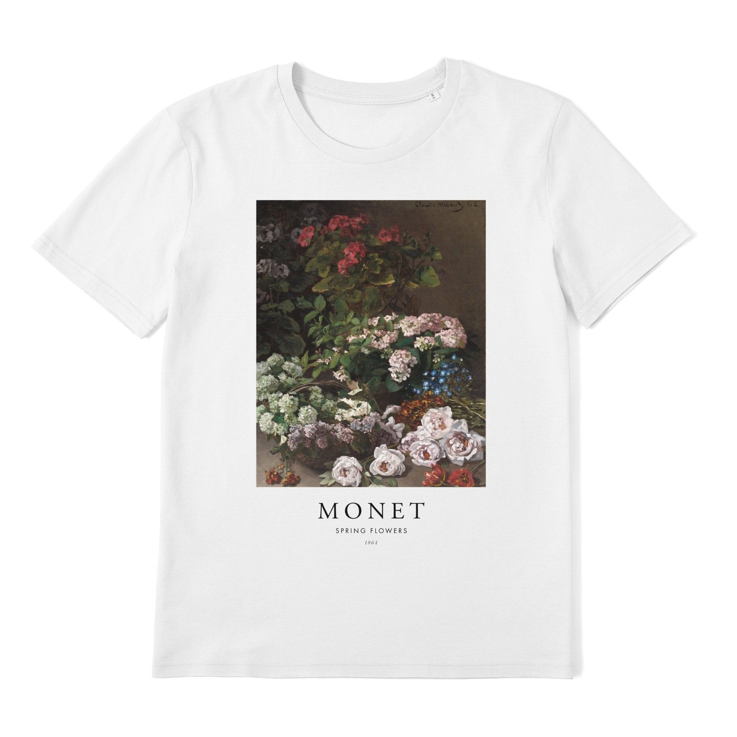 CLAUDE MONET - Spring Flowers T-Shirt - Pathos Studio - T-Shirts