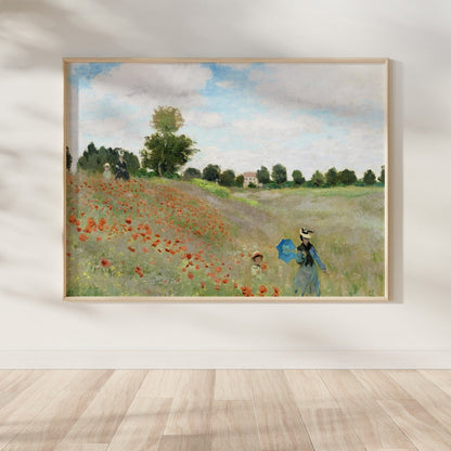 CLAUDE MONET - The Poppy Field Near Argenteuil - Pathos Studio - Art Prints