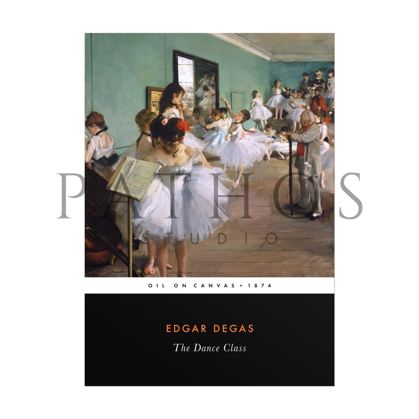 EDWARD DEGAS - The Dance Class (Vintage Classic Style) - Pathos Studio - Art Prints