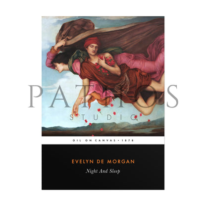 EVELYN DE MORGAN - Night & Sleep (Vintage Classic Style) - Pathos Studio - Art Prints