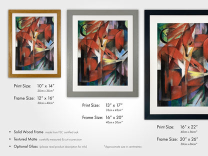 FRANZ MARC - The Foxes - Pathos Studio - Art Prints