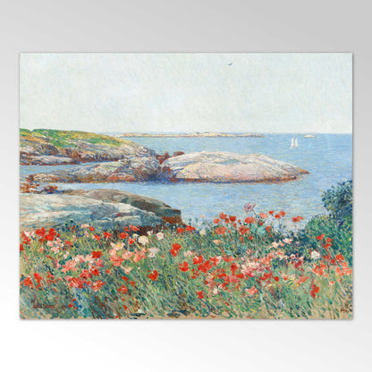 FREDERICK CHILDE HASSAM - Coquelicots, Isles of Shoals