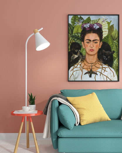 FRIDA KAHLO - Self-Portrait with Thorn Necklace & Hummingbird - Pathos Studio -