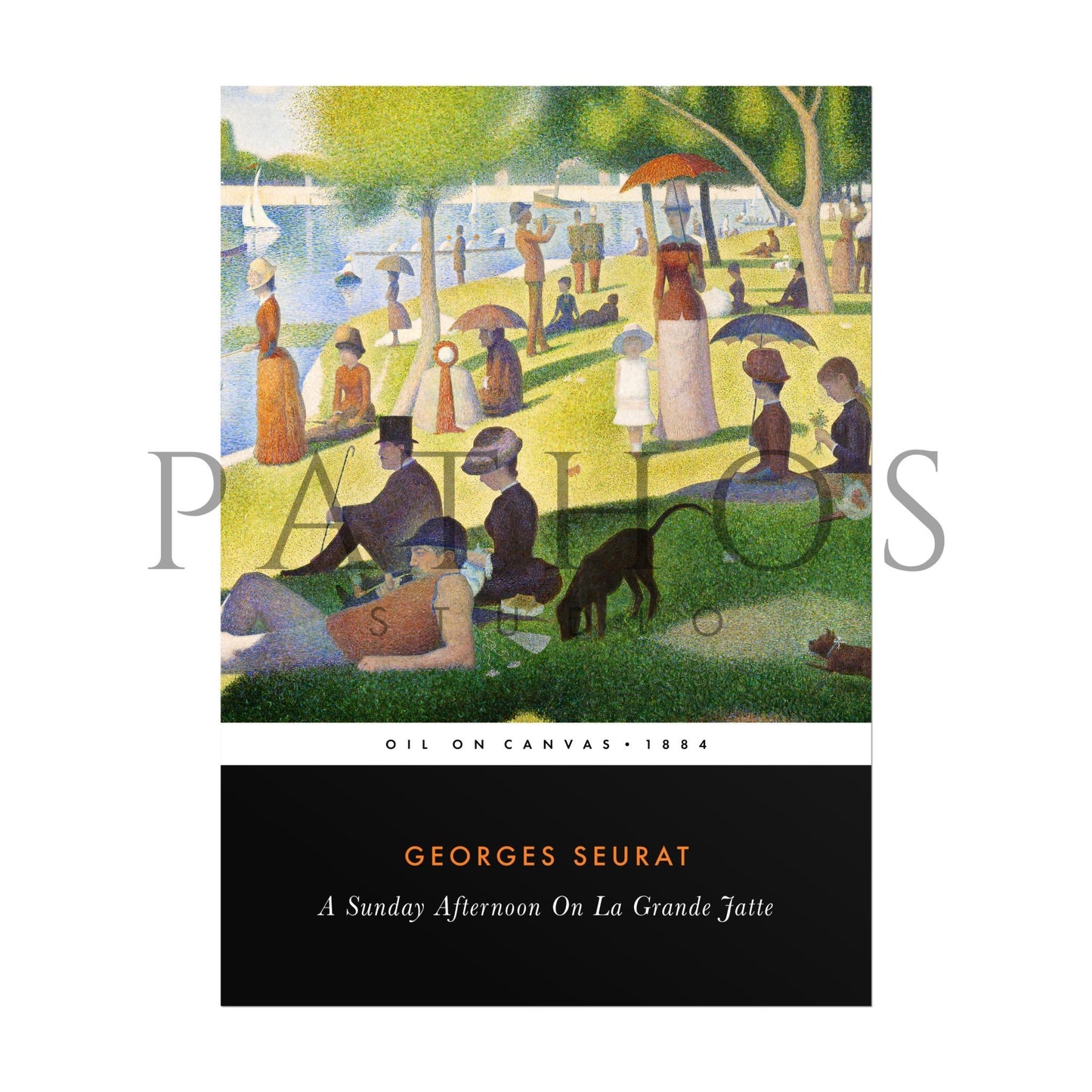 GEORGES SEURAT - A Sunday Afternoon On La Grande Jatte (Vintage Classic Style) - Pathos Studio - Art Prints