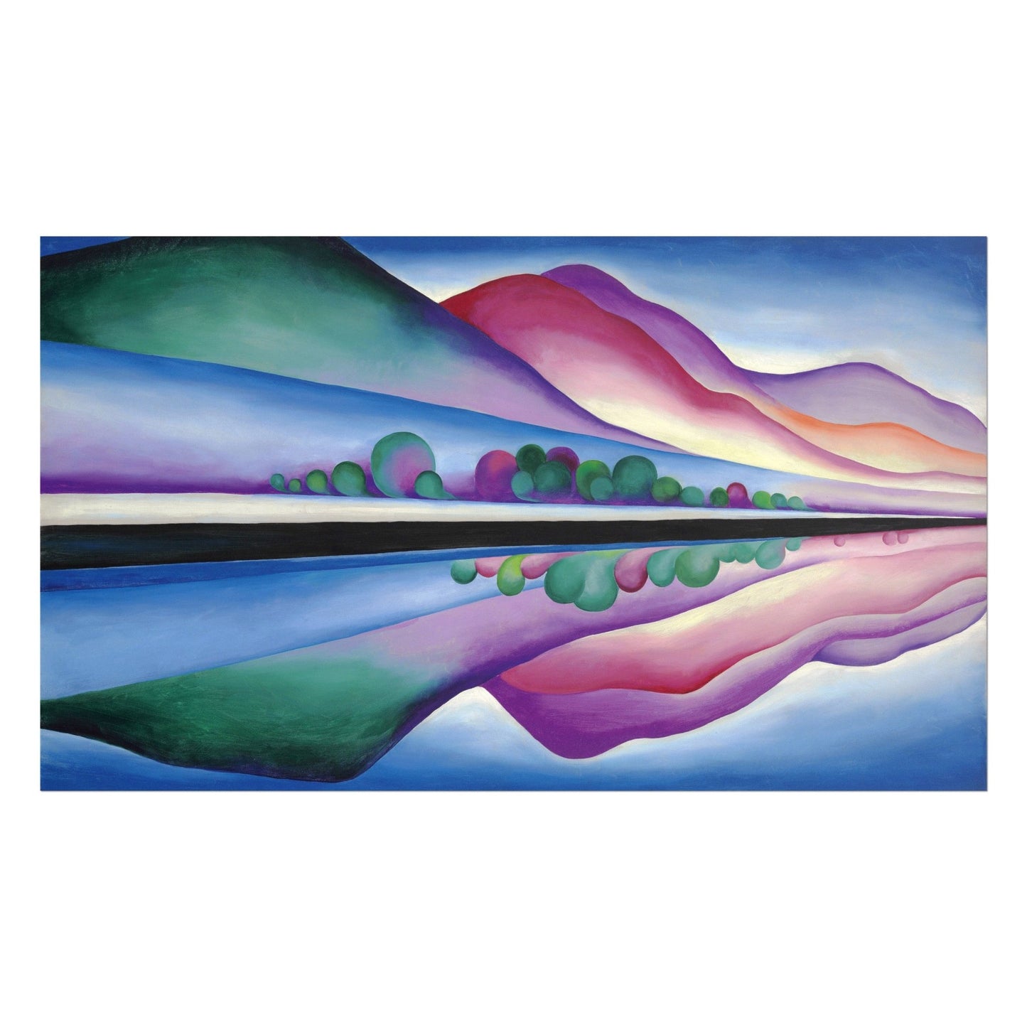 GEORGIA O'KEEFFE - Lake George Reflection (Giclée Art Print) - Pathos Studio - Art Prints