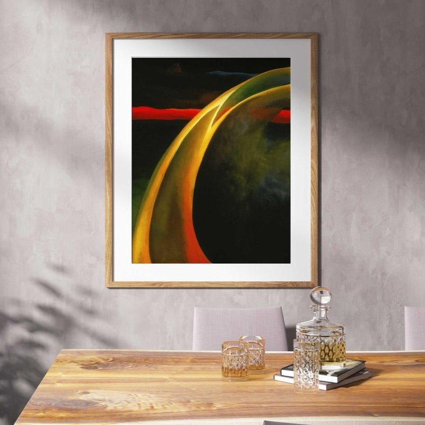 GEORGIA O'KEEFFE - Red and Orange Streak (Giclée Art Print) - Pathos Studio - Art Prints