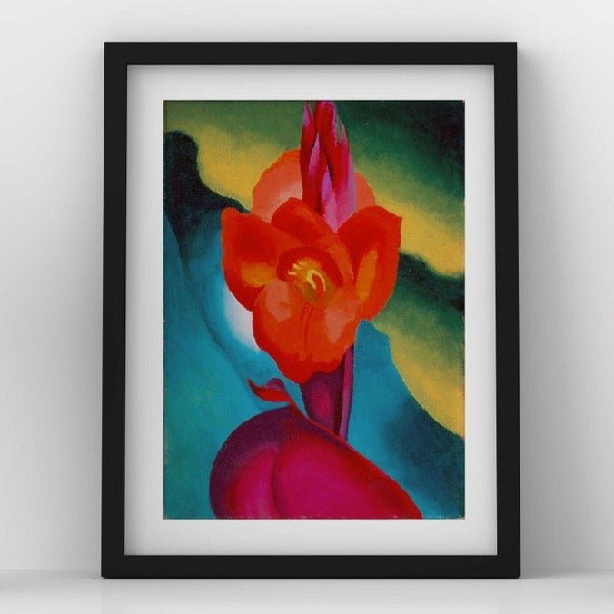 GEORGIA O'KEEFFE - Red Canna (Giclée Art Print) - Pathos Studio - Art Prints