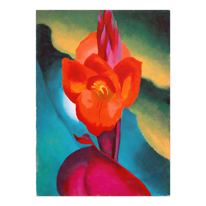 GEORGIA O'KEEFFE - Red Canna (Giclée Art Print) - Pathos Studio - Art Prints