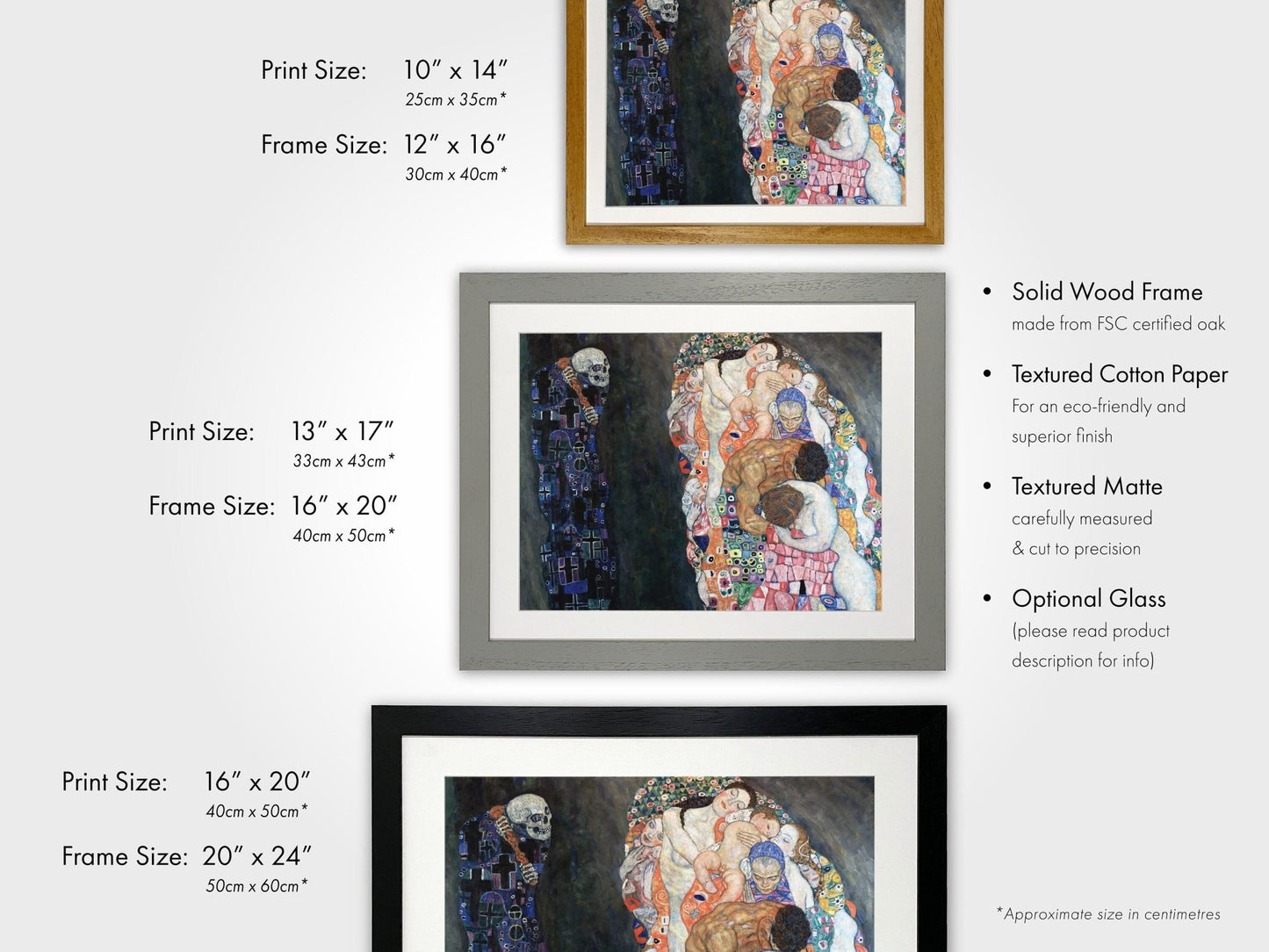 GUSTAV KLIMT - Death And Life - Pathos Studio - Art Prints