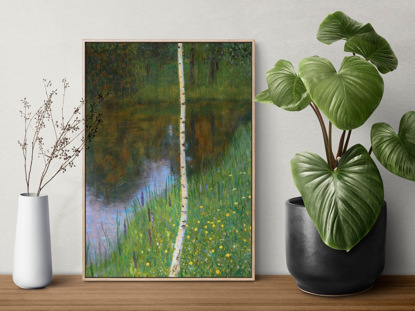 GUSTAV KLIMT - Lakeshore With Birches - Pathos Studio - Art Prints