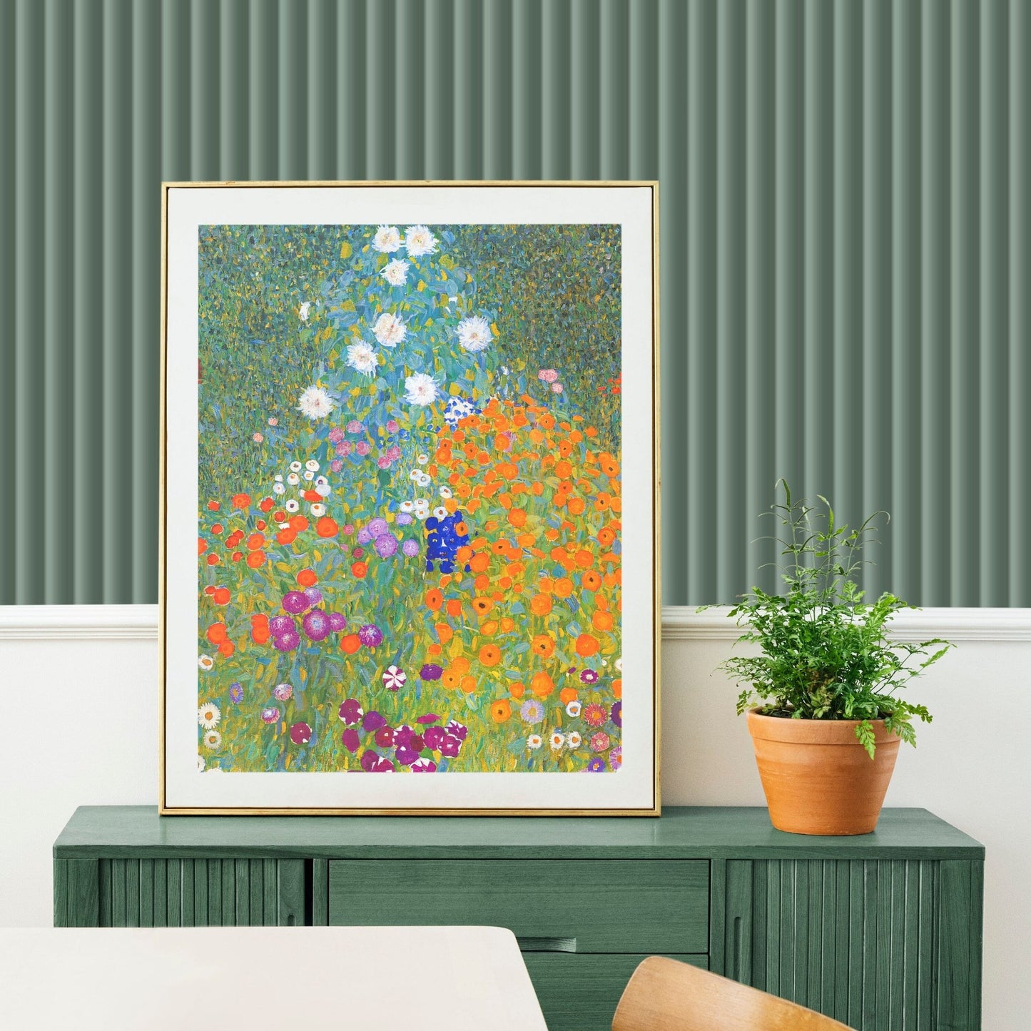 GUSTAV KLIMT - Set Of 3 Flower Garden Prints - Pathos Studio - Art Print Sets