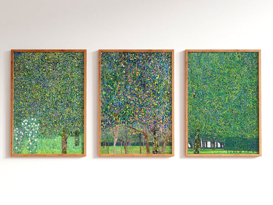 GUSTAV KLIMT - Set Of 3 Tree Prints - Pathos Studio - Posters, Prints, & Visual Artwork