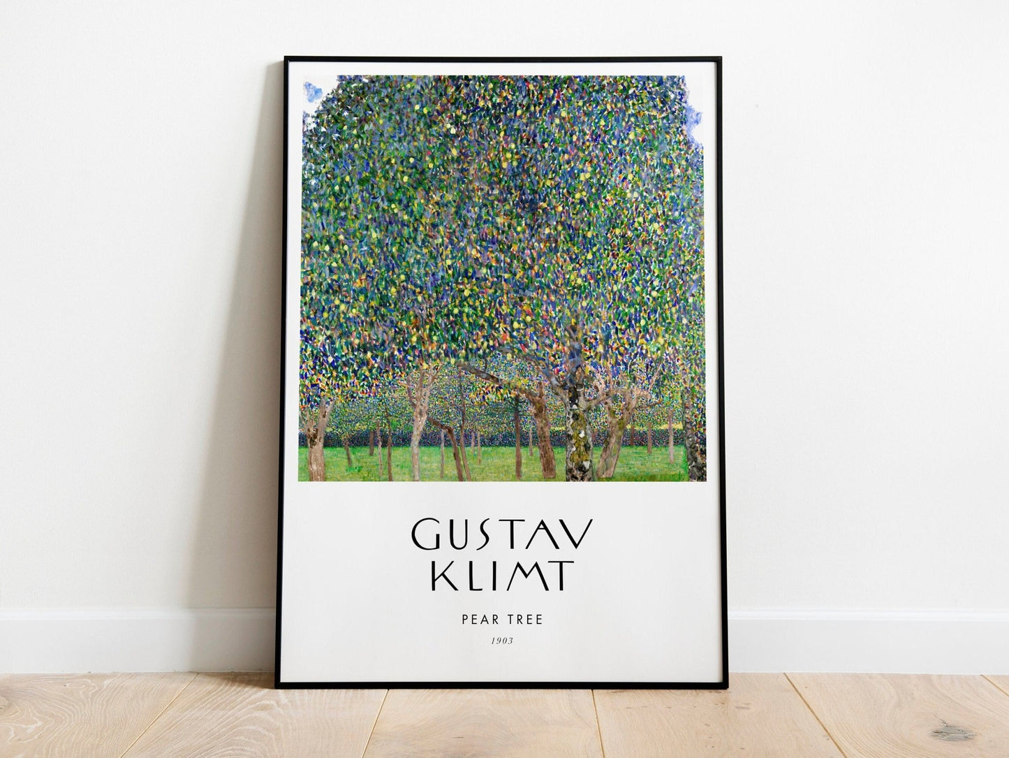 GUSTAV KLIMT - Ensemble de 3 impressions d'arbres (style affiche)