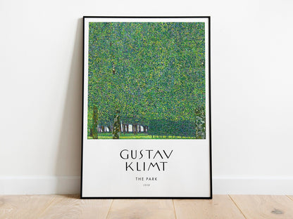 GUSTAV KLIMT - Ensemble de 3 impressions d'arbres (style affiche)