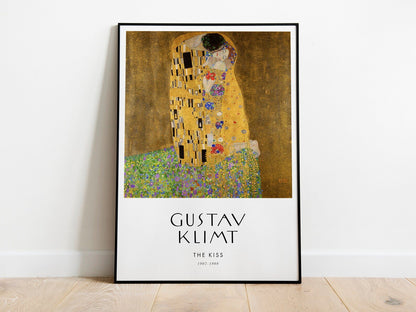 GUSTAV KLIMT - The Kiss (Poster Style) - Pathos Studio -