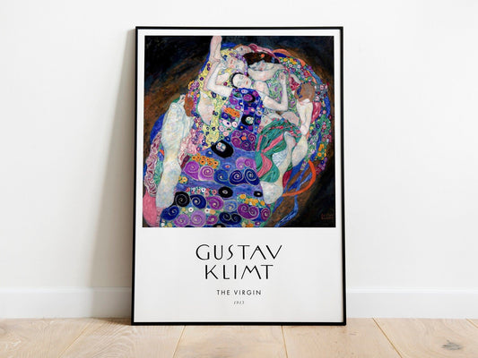 GUSTAV KLIMT - The Virgin / Maiden (Poster Style) - Pathos Studio -