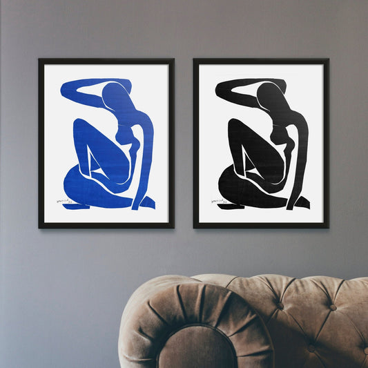 HENRI MATISSE – Frauenausschnitt aus „The Blue Nudes“
