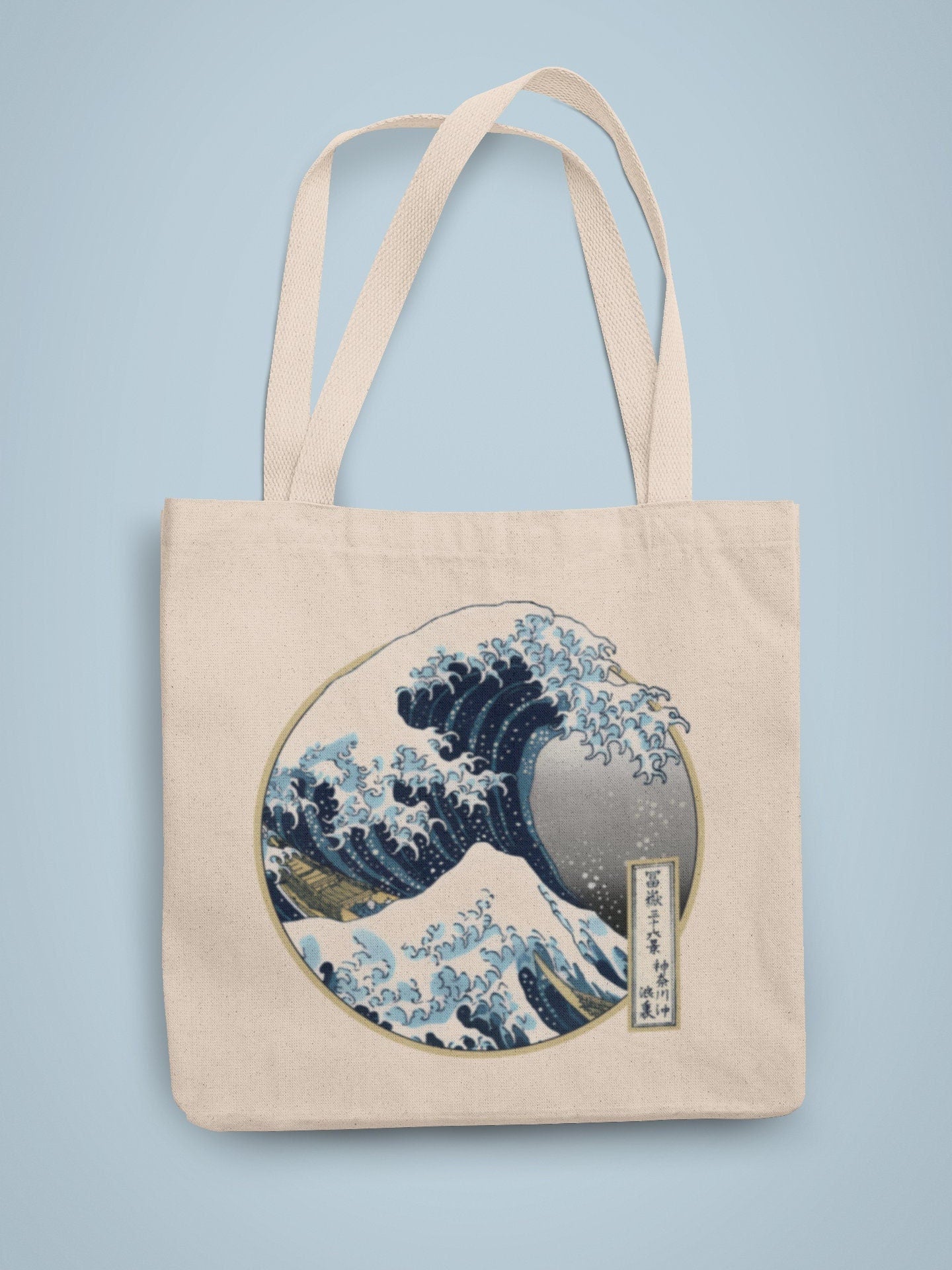 HOKUSAI - The Great Wave Tote Bag - Pathos Studio - Tote Bags