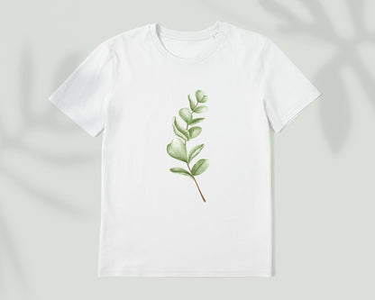 Illustrated Plant Leaf T-Shirt - Pathos Studio -
