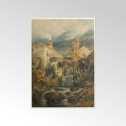 J. M. W. TURNER - The Old Mill, Ambleside