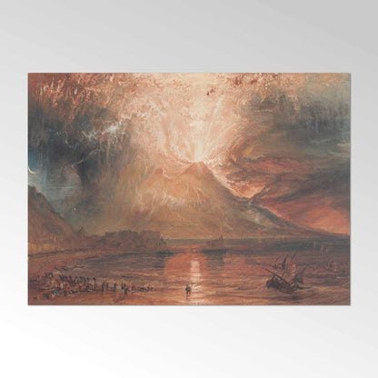 JMW TURNER - Vésuve en éruption